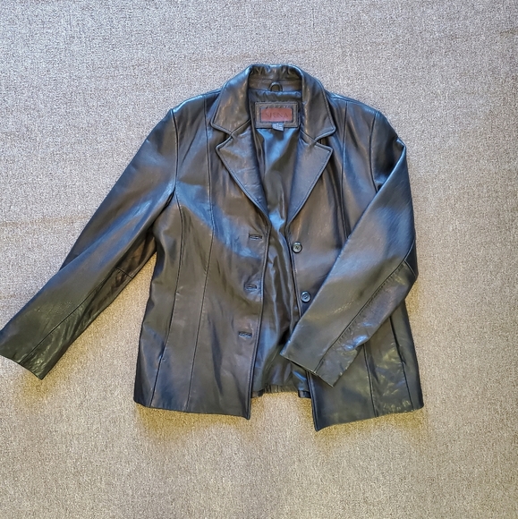 Women's Siena Leather Jacket Size 16 - Picture 1 of 5